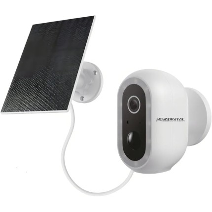 Camera De Segurança Inteligente Com Bateria e Painel solar Compativel com Alexa Google Home