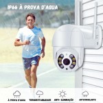 Câmera Externa a'prova d'agua full color HD Visão noturna 360º wi-fi 1080p + Cartão de memória 32G SanDisk/Resistênte ao tempo/App Yoosee - Imagem 2
