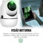 Câmera IP 1080p Yoosee 360°, Visão Noturna, Detecção de Movimento, Áudio, Rede 2.4GHz, Monitoramento de Bebê e Pets - Imagem 2