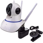 Camera Ip Wireless Sem Fio Wifi Hd 3 Antenas Sensor Noturna - Imagem 2