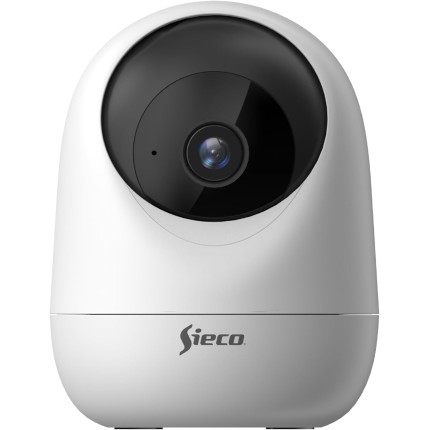 Câmera de Segurança IP Wi-Fi S33, Resolução 3MP (2048x1536), Pan/Tilt 360°, Visão Noturna, Áudio Bidirecional, Detecção de Movimento, Compatível com Alexa e Google - Garantia 3 Anos