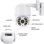 Câmera de Segurança Ip A8 Externa Prova Dágua Wifi Icsee Full Hd 1080p - Imagem 2