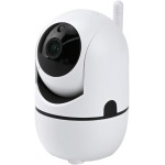 Câmera de Segurança Wi-Fi Interna/Externa, Estilo Domo, 1080p HD, Áudio Bidirecional, Monitoramento Residencial, AJ-A22-B, Sem Fio/Com Fio, Visão Noturna, AC/DC