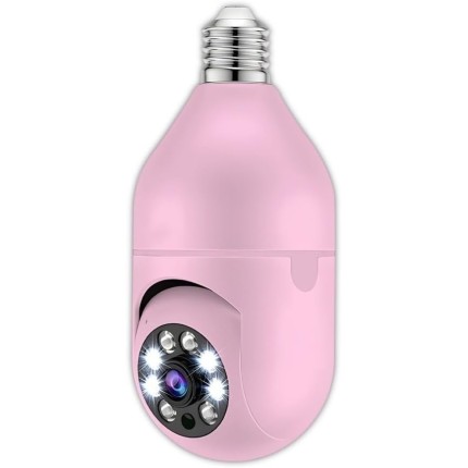 Câmera de Vigilância Wi-Fi 360° com Áudio Bidirecional, Visão Noturna e Sensor de Movimento – Compatível com App YOOSEE