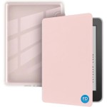 Capa Capinha Case para Kindle Paperwhite 12ª Geração e Kindle Colorsoft 7 Polegadas (SA569P, SA568B, SA58CB, SA59CP) com Função Ativa e Desativa Tela e Fundo em Acrílico - FD Acessórios (Rosa Claro) - Imagem 2