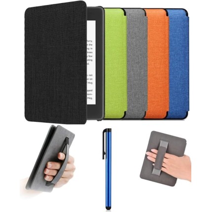 Capa Compatível Com Novo Kindle 11ª Geração 2022 e 2024 (C2V2L3 e RS23CV) - Com Alça - Sistema de Hibernação - 6 Polegadas (NÃO SERVE NO KINDLE PAPERWHITE)