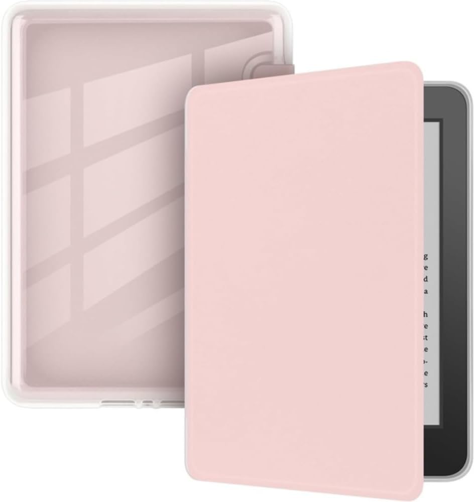 Capa-Para-Kindle-11a-Geracao-2024-e-2022-C2V2L3-e.jpg Capa Para Kindle 11ª Geração 2024 e 2022 (C2V2L3 e RS23CV) - Sistema de Hibernação - Fechamento Magnético - Traseira Transparente (Rosa)