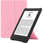 Capa Para Kindle Origami 11ª Geração 6” (Modelos 2022 e 2024 – C2V2L3 e RS23CV) – Rígida com Suporte para Leitura – Auto Hibernação – Fechamento Magnético (Rosa)