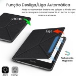 Capa Para Kindle Origami 11ª Geração 6” (Modelos 2022 e 2024 – C2V2L3 e RS23CV) – Rígida com Suporte para Leitura – Auto Hibernação – Fechamento Magnético (Rosa) - Imagem 2