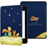 Capa Para Kindle Paperwhite 12ª Geração e Kindle Colorsoft 7 Polegadas (SA569P, SA568B, SA58CB, SA59CP) – Função Liga/Desliga - Fechamento Magnético - Sistema de Hibernação (Pequeno Príncipe 2)