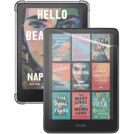 Capa Transparente TPU para Kindle Colorsoft + Película Protetora Fosca Tela 7 - Kindle Colorido/Colorsoft Signature