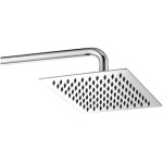 Chuveiro Ducha Inox Quadrado 20x20 Cromado Banheiro Área Externa Piscina
