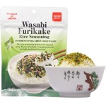 Condimento para Arroz Sabor Wasabi Furikake 27g – Tempero Japonês para Arroz, Onigiri e Marmitas