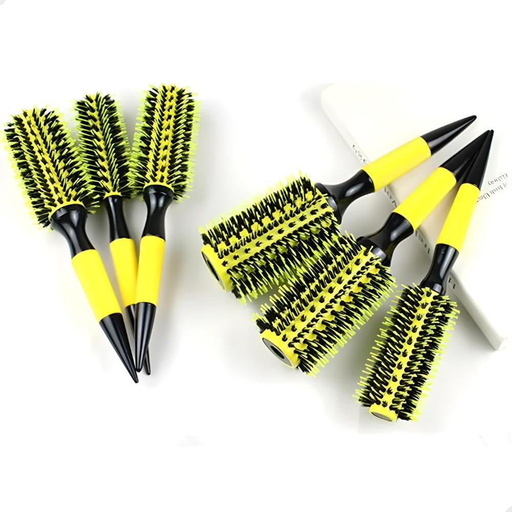 Conjunto-3-Escovas-de-Cabelo-Profissionais-Cerdas-de-Javali.jpg Conjunto 3 Escovas de Cabelo Profissionais - Cerdas de Javali, Cerâmica Thermal, para Todos os Tipos de Cabelo