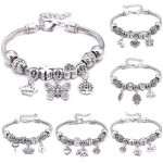 Conjuntos de pulseiras femininas prateadas com contas, de 3, 6 ou 12 peças, presentes elegantes. - Imagem 2