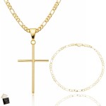 Cordão E Pulseira De Moeda Antiga Com Banho 24k Não Escurece+ (60cm)