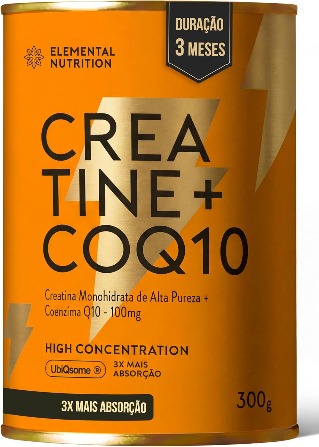 Creatina-100-Pura-Micronizada-e-Coenzima-Q10-Elemental-Nutrition.jpg Creatina 100% Pura Micronizada e Coenzima Q10, Elemental Nutrition - 300g