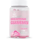 Creatina Gummy, Sabor Chiclete (60 Gomas) 3g de Creatina por Dose, Zero Açúcar - My Fit