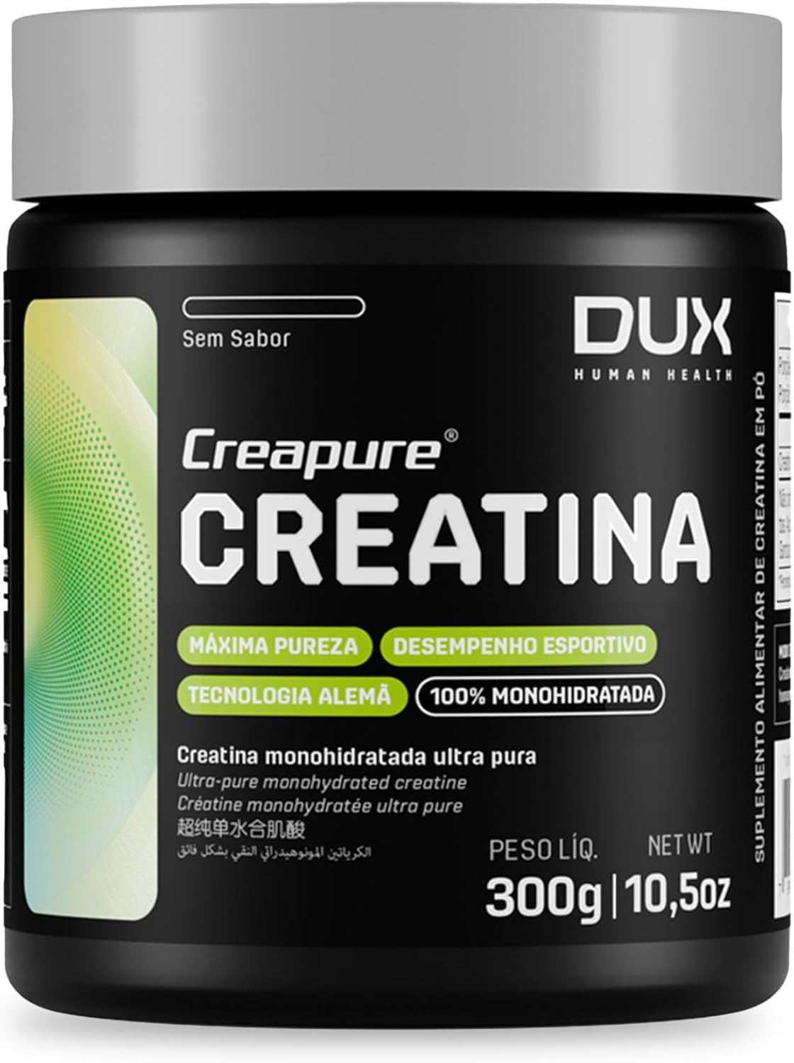 Creatina-Monohidratada-100-Creapure-Sem-Sabor-Pote-300g-Suplementacao.jpg Creatina Monohidratada 100% Creapure Sem Sabor Pote 300g - Suplementação Academia, Ganho Muscular Hipertrofia, Força Energia Resistência, Suplementos Naturais - DUX HUMAN HEALTH