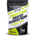 Creatina Monohidratada 1Kg Sabor Natural com Laudo - 4well