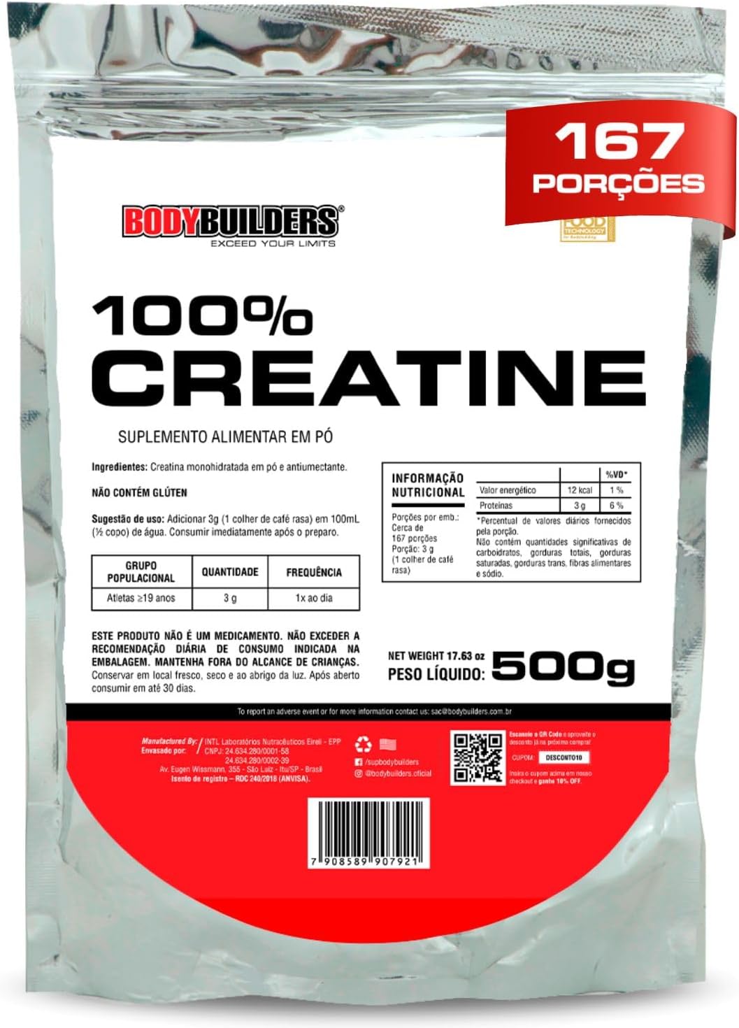 Creatina-Monohidratada-500g-100-Pura-Importada-Bodybuilders.jpg Creatina Monohidratada 500g - 100% Pura Importada - Bodybuilders