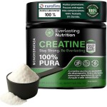 Creatina Monohidratada Everlasting Nutrition 300g - Suplemento para Aumento de Força e Performance em Treinos