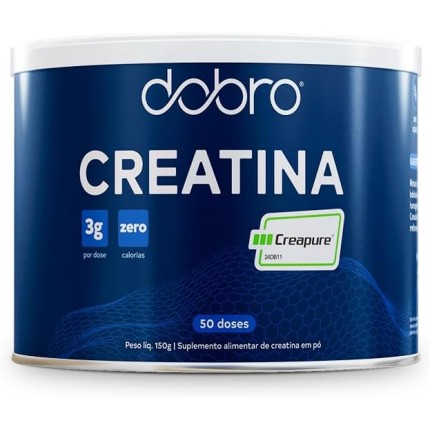 Creatina Monohirdatada, Dobro, Creapure, 100% Pura - 150g