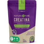 Creatina Pura 500g Monohidratada Micronizada à 180 mícrons. 101% de Pureza em Laudo. Livre de Metais Pesados