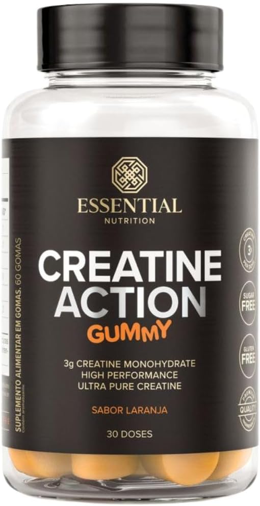Creatine-Action-Gummy-Essential-Nutrition-–-60-Gomas-Sabor-Laranja.jpg Creatine Action Gummy Essential Nutrition – 60 Gomas Sabor Laranja, Suplemento com Creatina Monohidratada, Prático e Saboroso