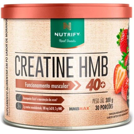 Creatine HMB Nutrify 300g - Morango