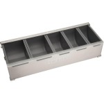 Cuisinart Condimento CPS-617A CPS-617 e estação de cobertura, recipientes para alimentos com tampa translúcida, 18 peças