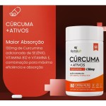 Cúrcuma 60 Cápsulas, 2 Meses de Uso, com Vitamina E, Selênio e B12, Longa Duração, Alto Teor Curcumina, Fortalvit - Imagem 2