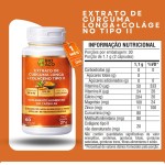 Cúrcuma Longa com Colágeno Tipo II – Curcumina, MSM, Vitaminas D3 e K2, Zinco e Magnésio – 60 Cápsulas – Auxilia na Função Muscular - Imagem 2