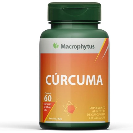 Cúrcuma (açafrão) 500mg 60 cápsulas