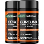Curcuma em capsulas 500mg Kit 2 Potes curcuma Longa Natural 240 Cápsulas Açafrão Terra Puro Pura