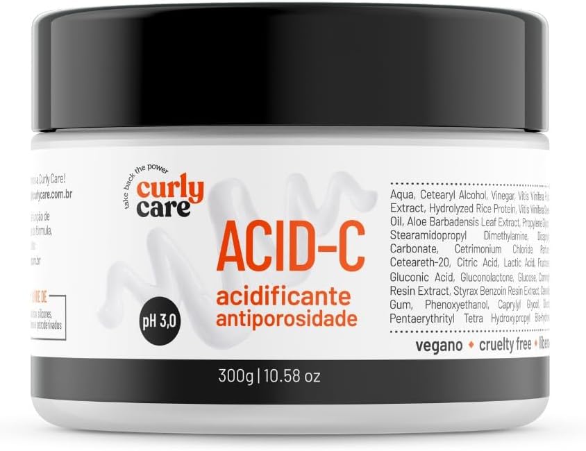 Curly-Care-Acid-C-Acidificante-Antiporosidade-300g.jpg Curly Care Acid-C Acidificante Antiporosidade 300g