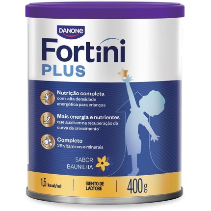 Danone Nutricia Fortini Plus Pó Baunilha Danone 400G