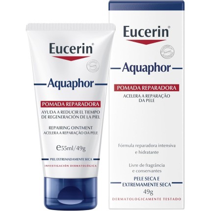 EUCERIN Pomada Reparadora Aquaphor 50ml, Hidratação Intensiva, Hidratante Corporal