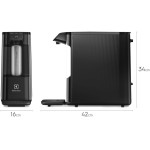 Electrolux Purificador de Água Gelada Fria e Natural Elétrico Compacto Eletronico placa Filtro refil 6 meses ou 3000l Painel Touch Bivolt Preto PE12P - Imagem 2