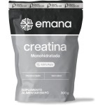 Emana Creatina Monohidratada 100% Pura Sem Sabor Micronizada - 300g