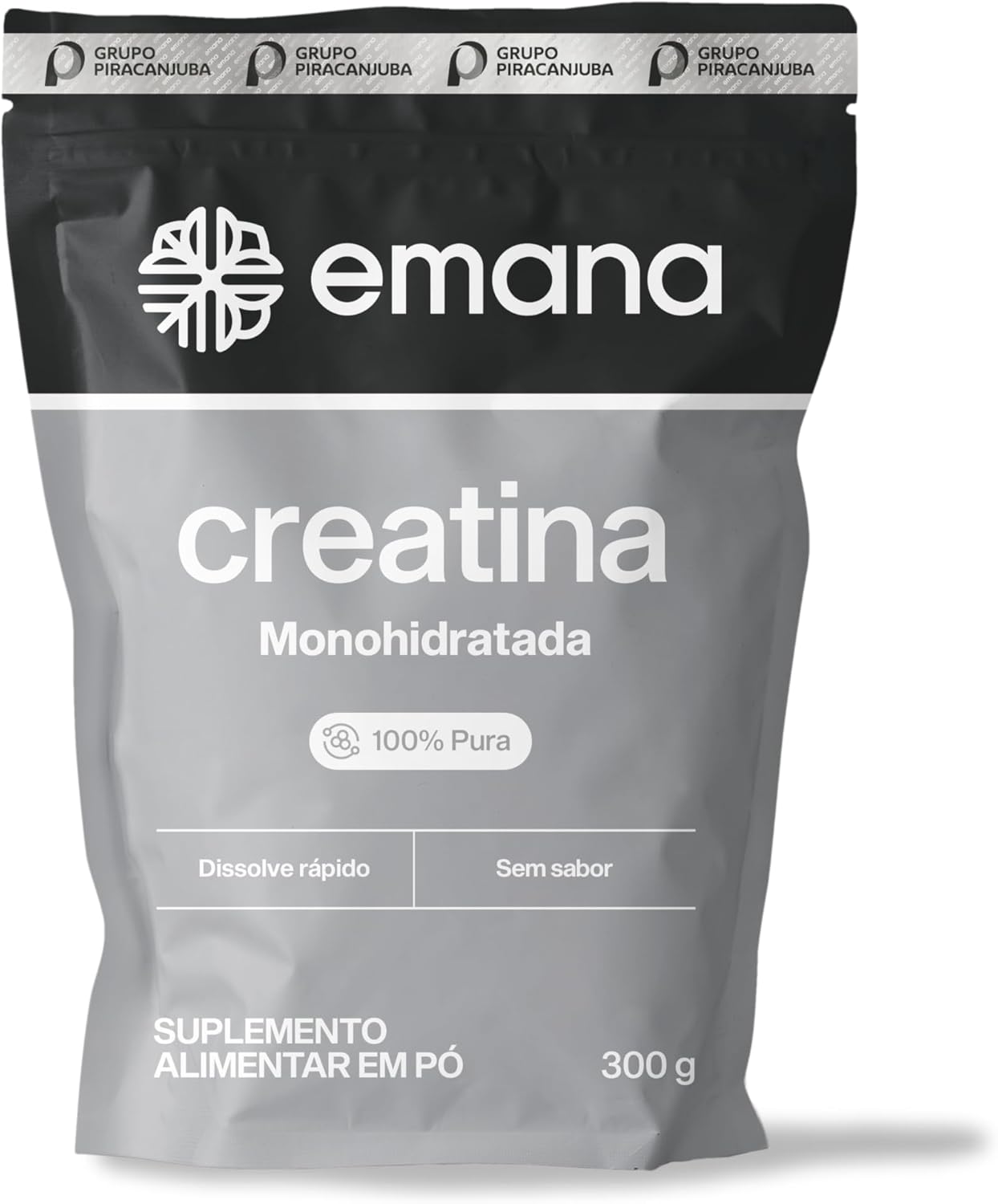 Emana-Creatina-Monohidratada-100-Pura-Sem-Sabor-Micronizada-300g.jpg Emana Creatina Monohidratada 100% Pura Sem Sabor Micronizada - 300g