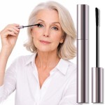 Erinde Rímel Preto Para Mulheres Mais Velhas, 60 Anos, Comprimento Extremo E Volume, Rímel À Prova D'Água Para Mulheres Maduras, Sem Grumos, De Longa Duração, Rímel Hipoalergênico Para Olhos Sensíveis