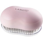 Escova Pocket Desembaraçante, Cor Lilás, Lanossi Beauty & Care.