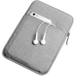 Estojo Bolsa Capa para Kindle com Zíper RS23CV Kindle 2024 + Película Fosca - Case Kindle 6.0 (Cinza) - Imagem 2