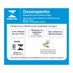 Filtro Purificador De Água Para Cozinha Parede Sem Torneira Modelo Cristal Porto Belo Cor Branco Com Bitola 1/2" - 3/4" Durín - Imagem 2