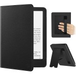 Fintie Capa com suporte para Kindle Paperwhite - Capa de couro PU premium com slot para cartão e alça de mão para Kindle Paperwhite (preto)