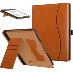 Fintie Capa com suporte para tablet Kindle Scribe (lançado em 2022) de 10,2 polegadas – Capa de couro sintético premium com suporte de hibernar/despertar automática com compartimento para cartão e sup