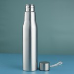Garrafa Aço Inox água Gelada Anti Vazamento 1000ml Camada Unica com Tampa Rosqueável, Copo em Aço Inoxidável com Alça – Ideal para Água Fria