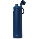 Garrafa Térmica Gocase Fresh Inox Parede Dupla Isolada À Vácuo 650ml - Azul Marinho - Imagem 2