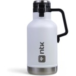 Garrafa Térmica Growler 1,9L Aço Inoxidável Parede Dupla NTK - COR:Branco
